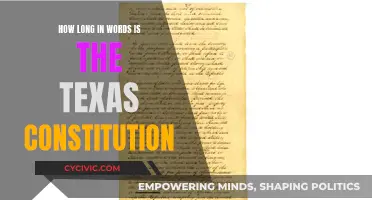 The Texas Constitution: A Lengthy Document