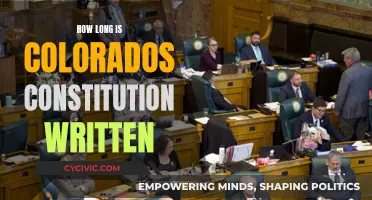Colorado's Constitution: A Lengthy Historical Document