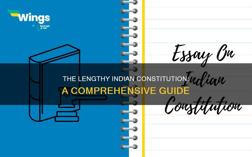 how long is indian constitution