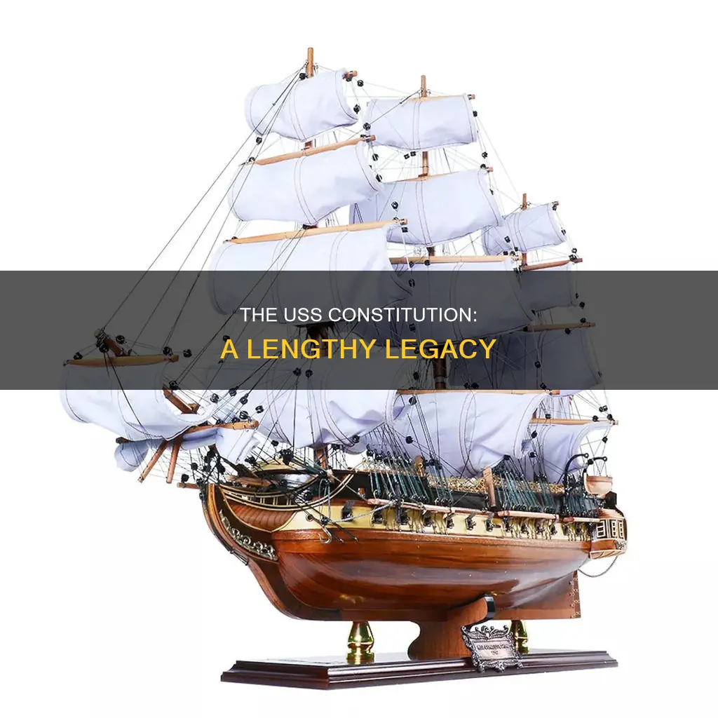 how long is the 1 196 uss constitution