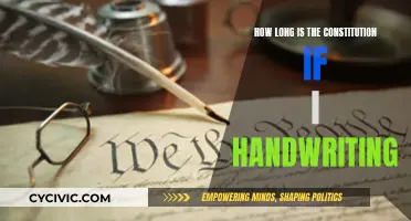 Handwriting the Constitution: A Lengthy Task