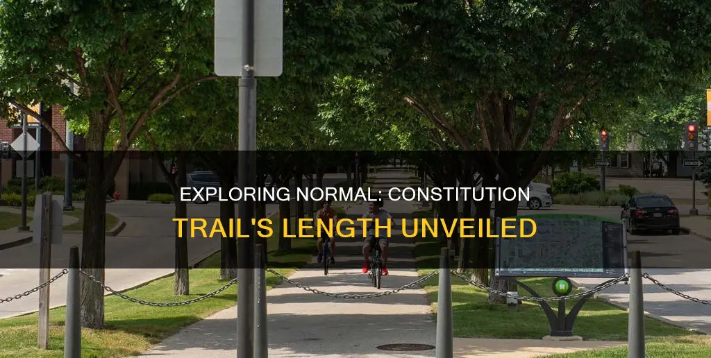 how long is the constitution trail in normal il