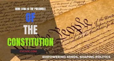 The Preamble's Length: A Concise Introduction to the Constitution