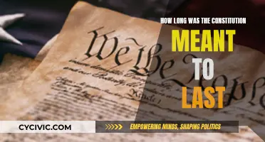 The Constitution's Lifespan: An Enduring Legacy?