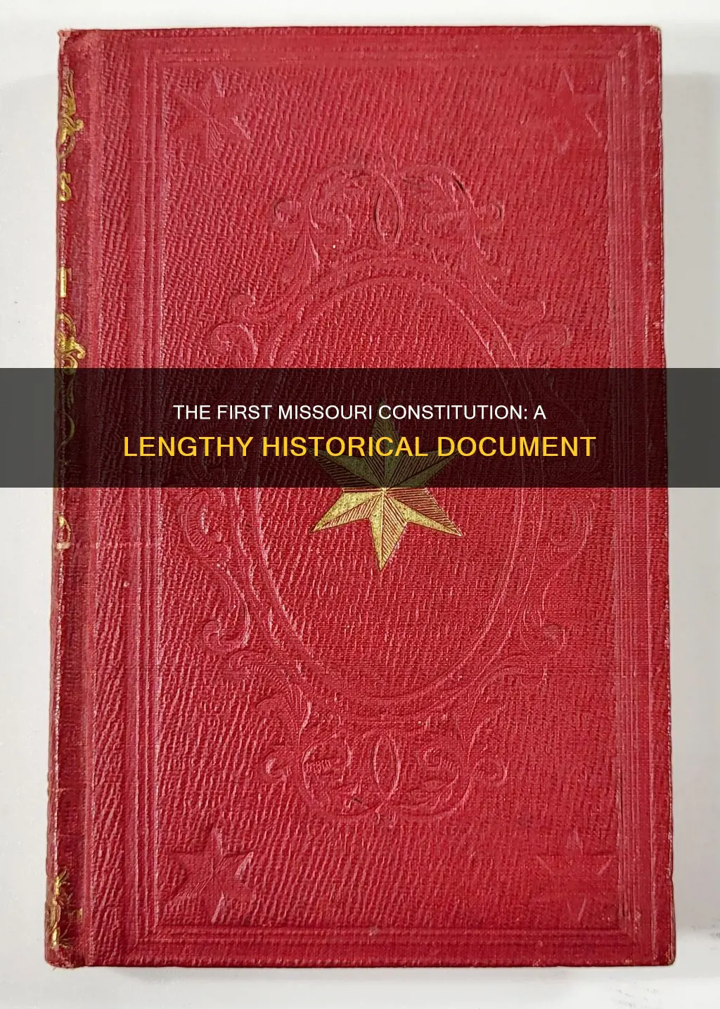 how long was the first missouri constitution