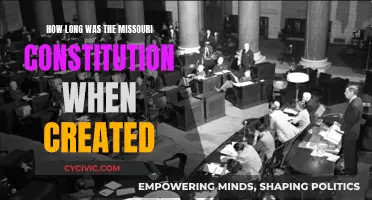 The Missouri Constitution's Original Length