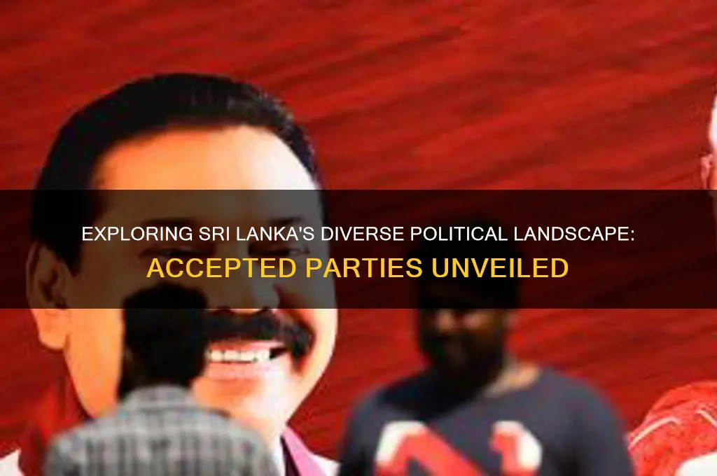 how many accepted political parties in sri lanka