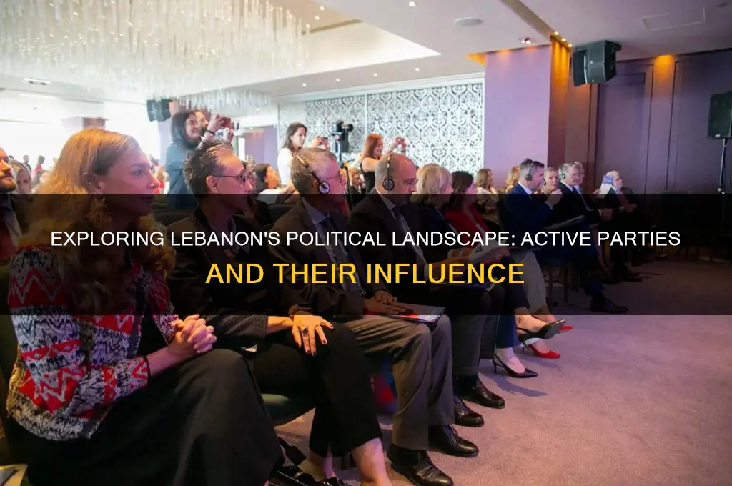 how many active political parties are there in lebanon