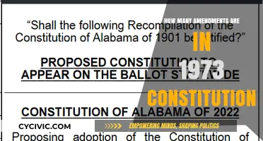 Amendments in the 1973 Constitution: How Many Changes?