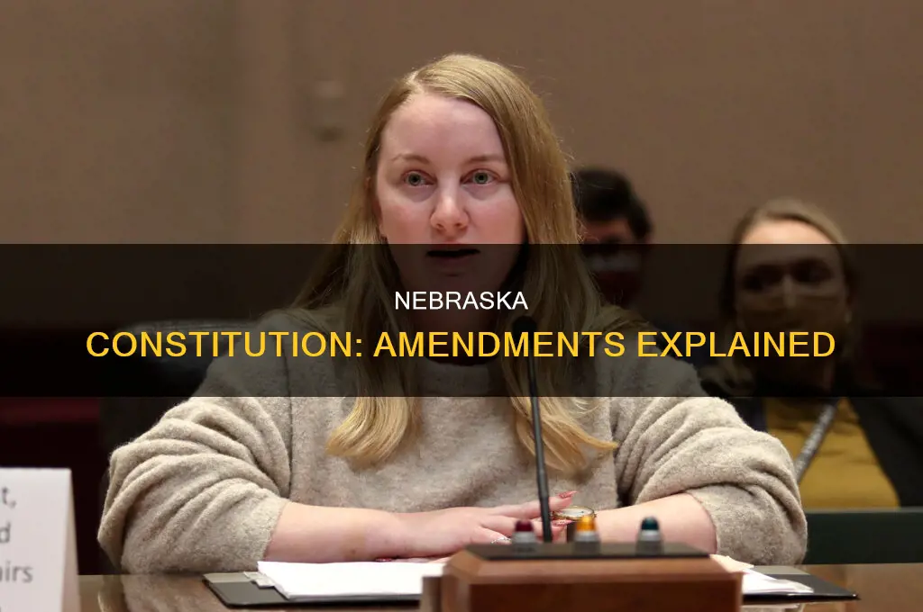 how many amendments are there in the nebraska constitution