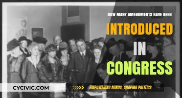 Amendments in Congress: How Many Have Been Introduced?