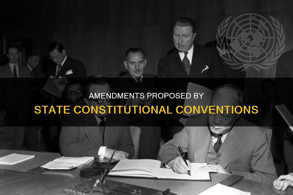 how many amendments have been proposed by state constitutional conventions