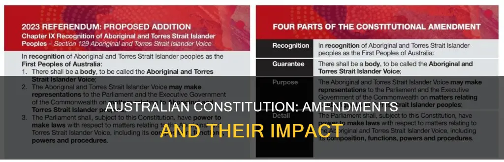 how many ammendment are in the australian constitution