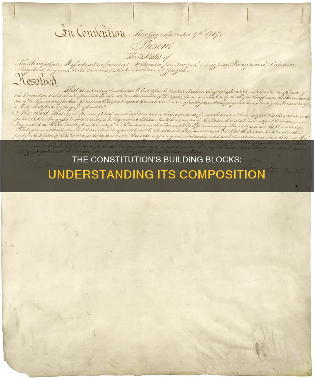 how many and what parts make up the constitution