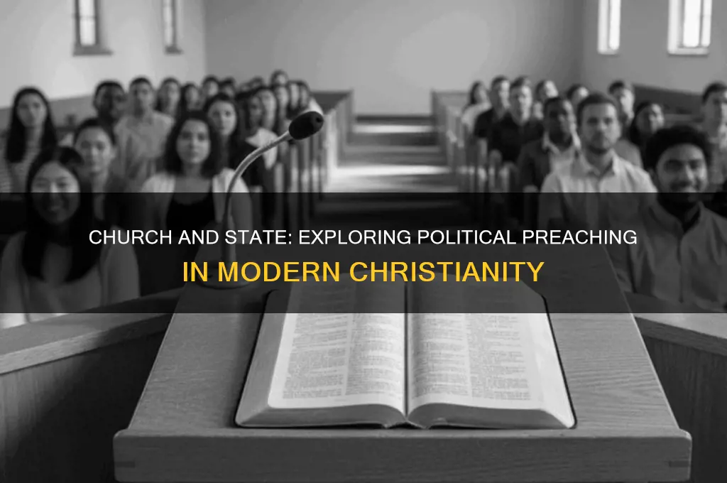 how many churches preach politics