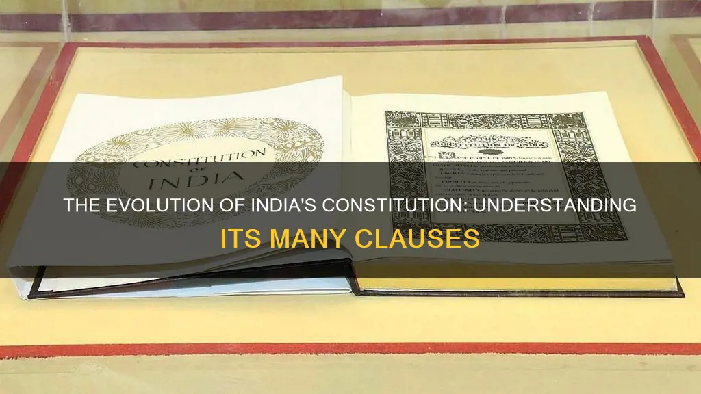how many clauses are there in indian constitution