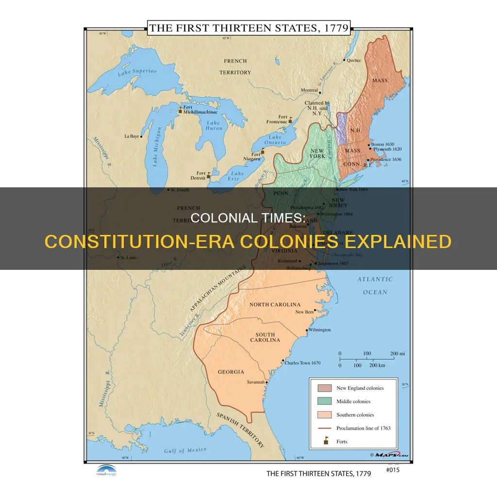 how many colonies at the time of constitution