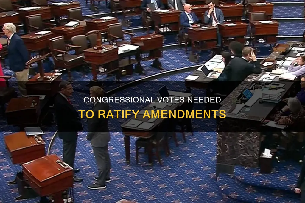 how many congressional votes are required to ratify an amendment