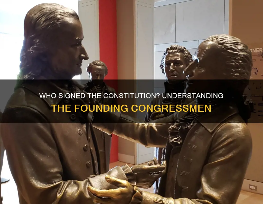 how many congressmen signed the constitution