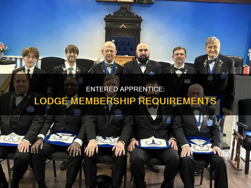 how many constitute a lodge of entered apprenctice