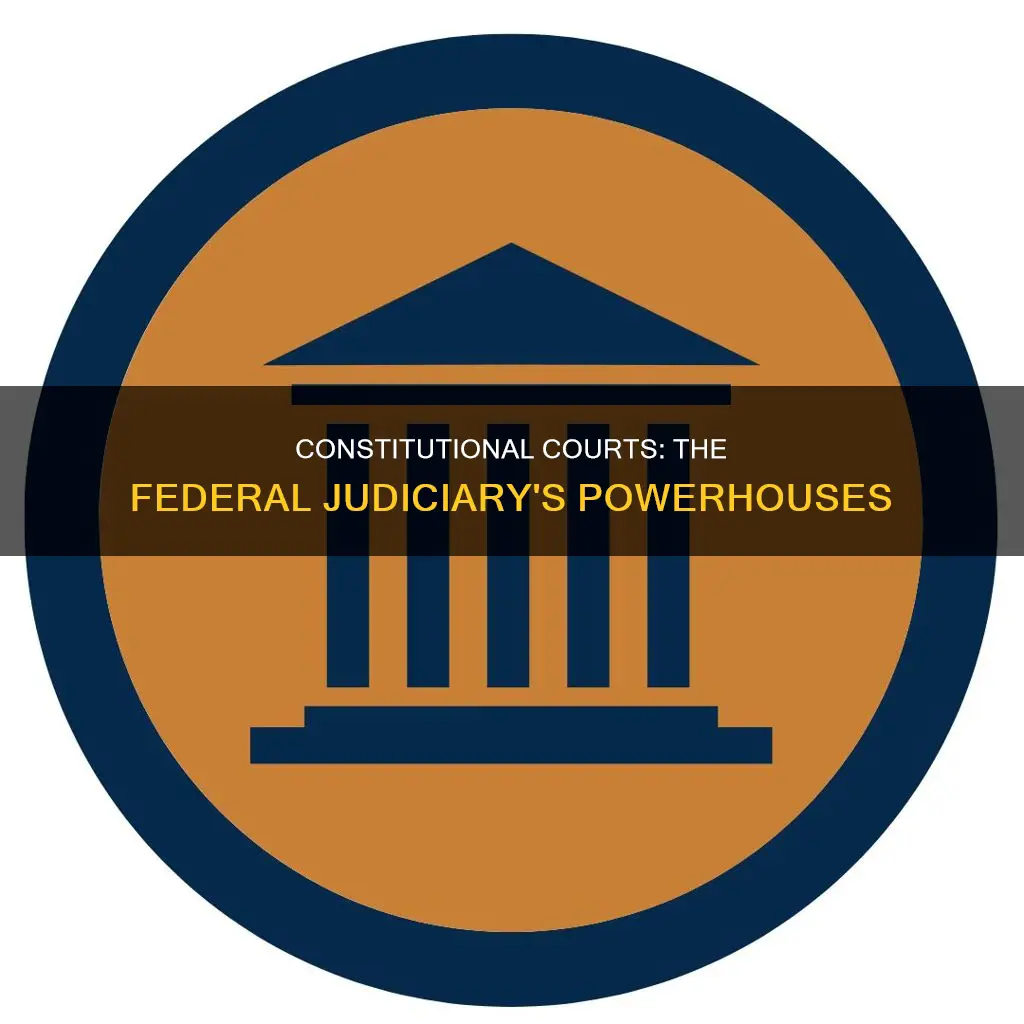 how many constitutional courts are there in federal judiciary