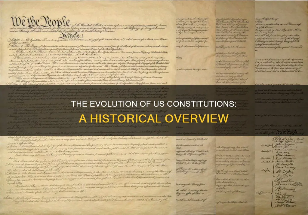 how many constitutions are there in us history