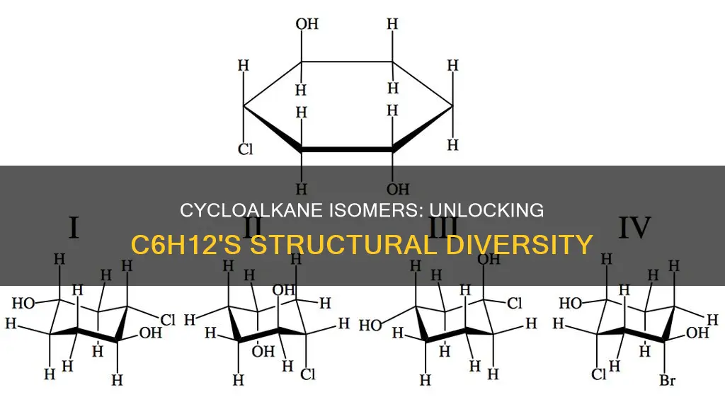 how many cycloalkane constitutional isomers exist for the formula c6h12