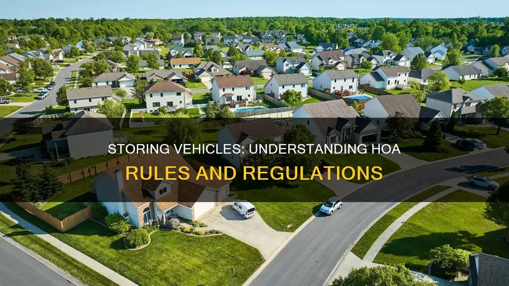 how many days constitutes storing a vehicle per hoa rules