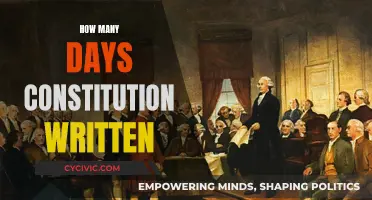 The Journey of Writing the Constitution