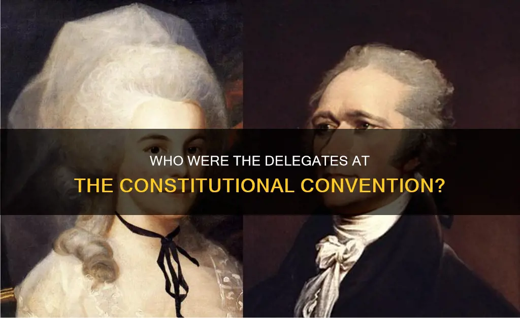 how many delegated whrer at the constitutional conventipon