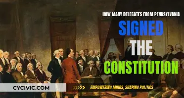 Pennsylvania Delegates: Signing the Constitution