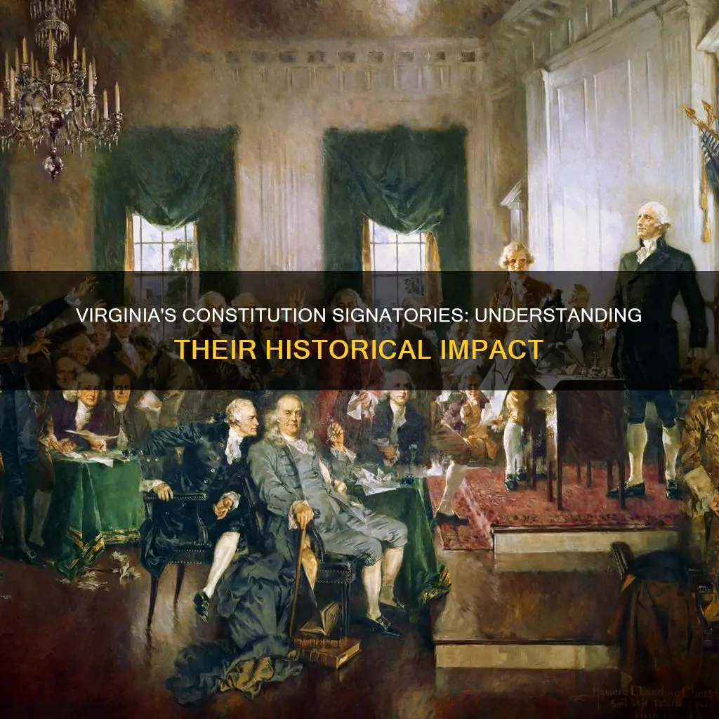 how many delegates from virginia signed the constitution