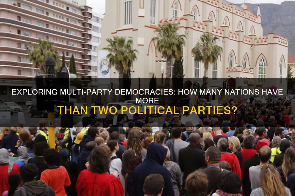 how many democratic countries have more than two political parties