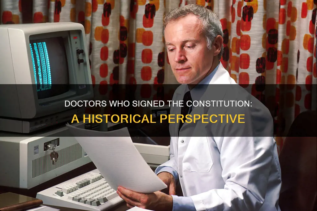 how many doctors signed the constitution