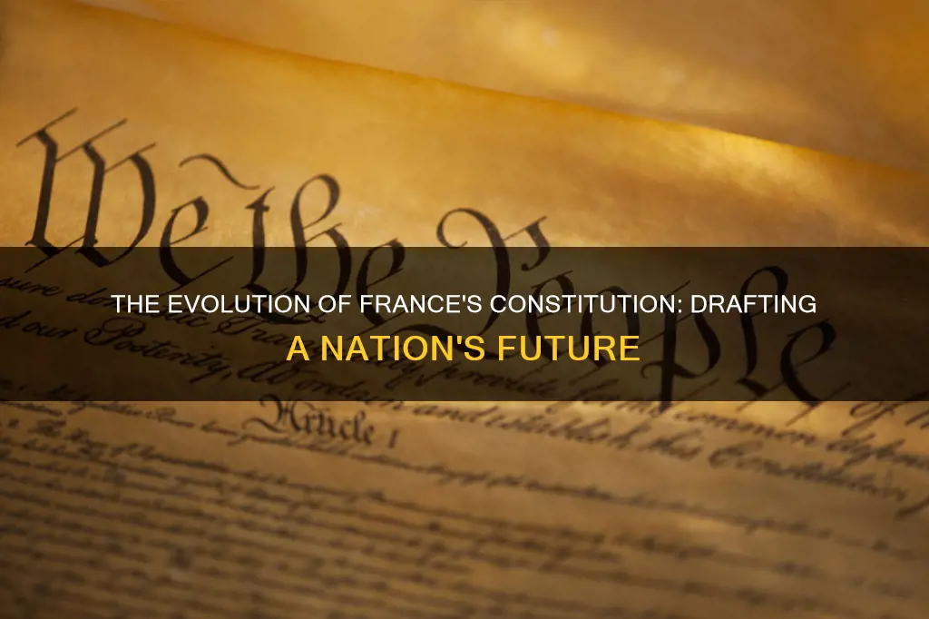 how many drafts of the french constitution were written