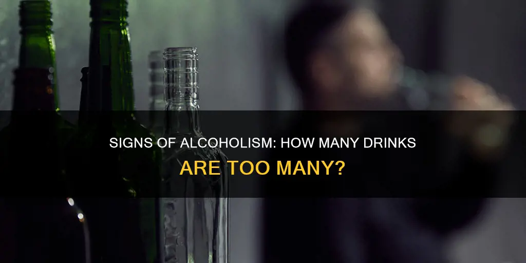 how many drinks a weak constitute an alchoholic