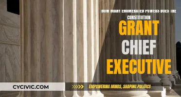 Enumerated Powers: Chief Executive's Constitutional Limits