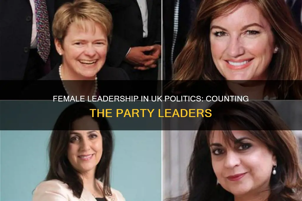 how many female political party leaders uk