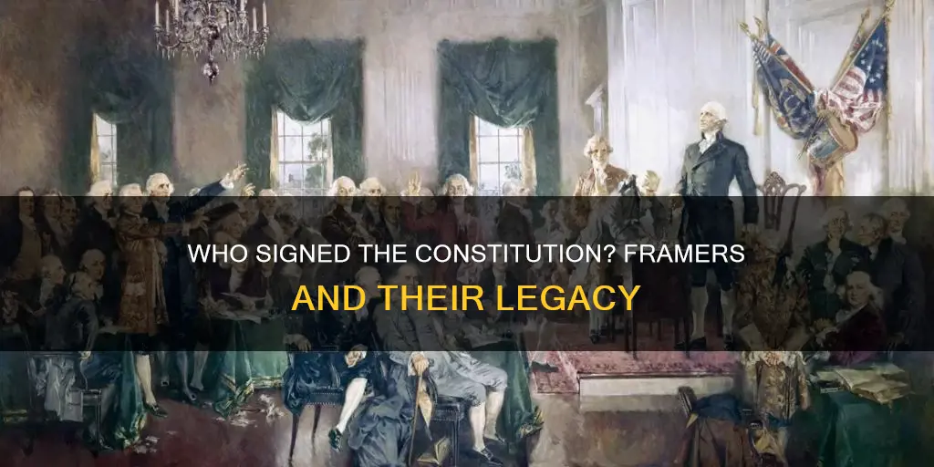 how many framers signed the constitution