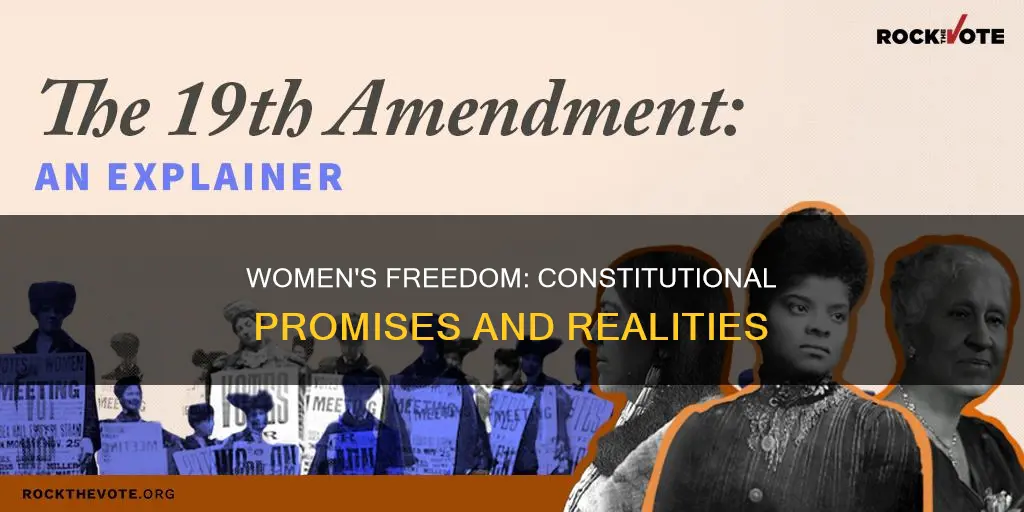 how many freedoms are promised to women in the constitution