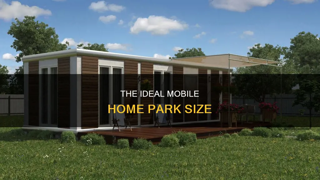 how many homes constitute a mobile home park
