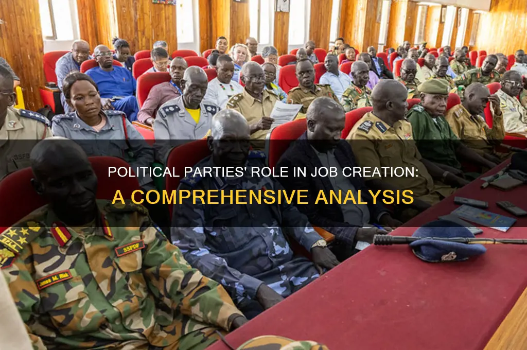 how many jobs do political parties provide