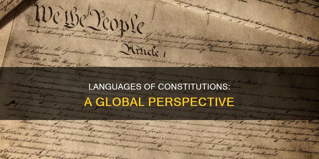 how many languages constitution written