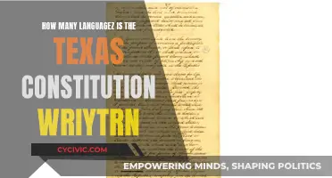 Texas Constitution: A Multilingual History