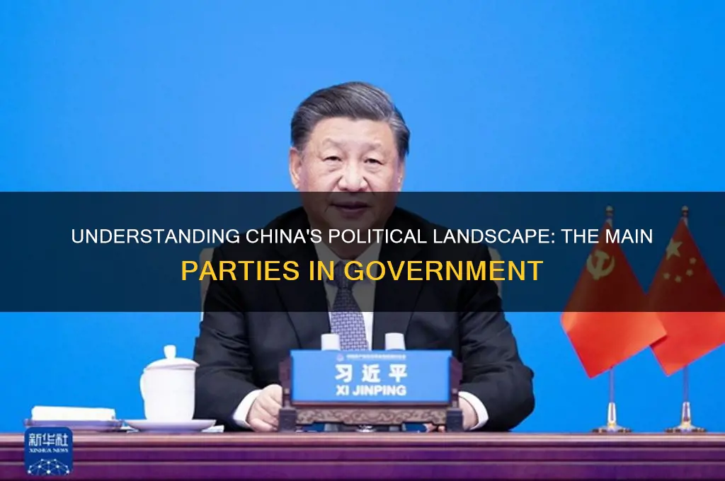 how many main political parties make up the chinese government