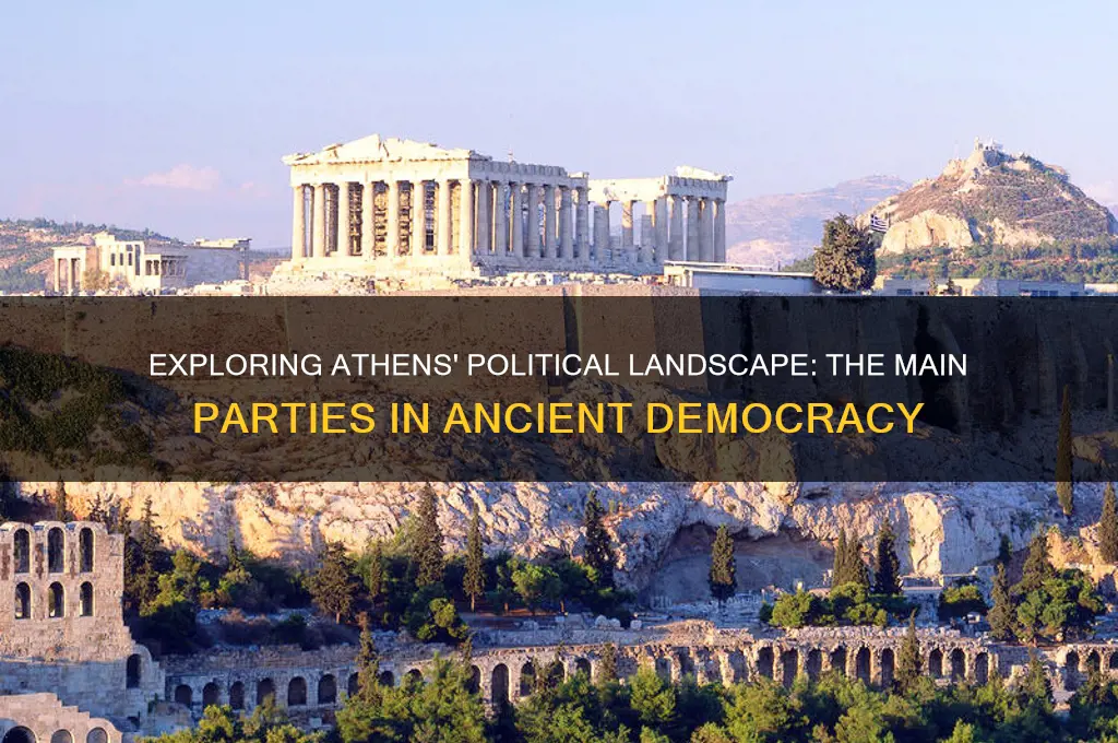 how many main political parties were in athens