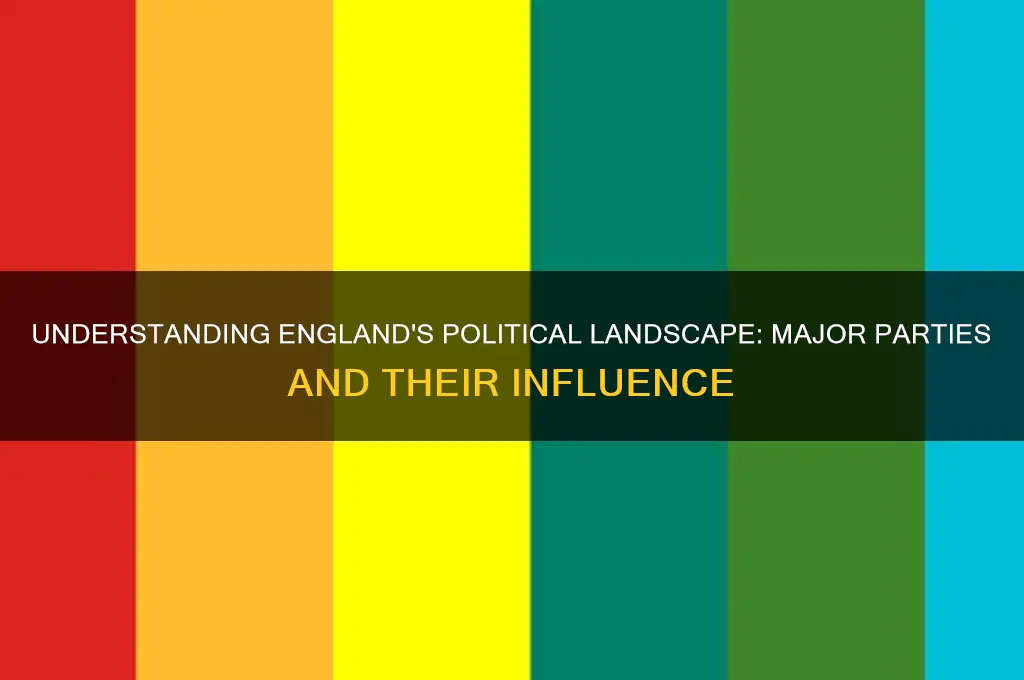 how many major political parties in england