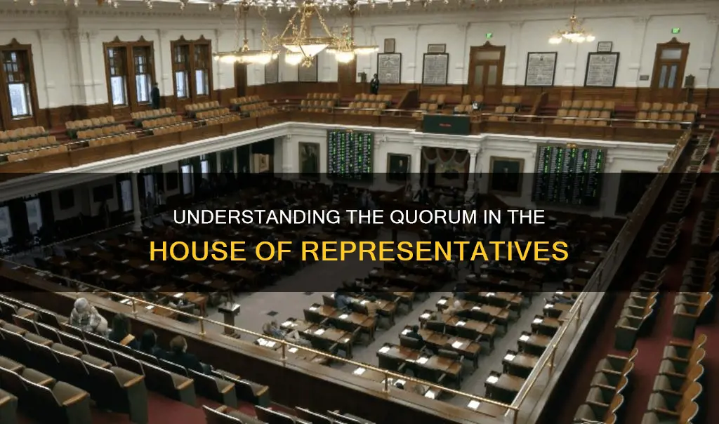how many members constitute a quorum in house of representatives