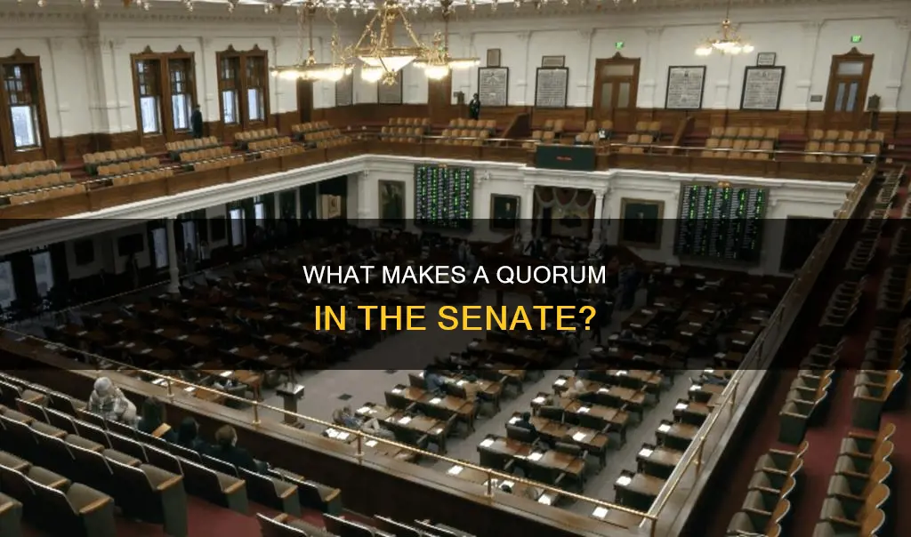 how many members constitute a quorum in the senat