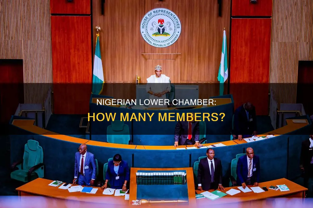 how many members constitute the lower legislative chamber in nigeria